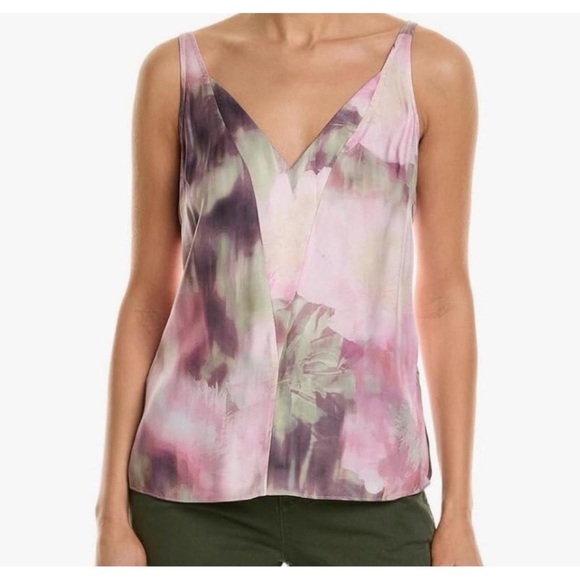 Ted Baker London Tops - Ted Baker London Nethiia viscose shell sleeveless V neck floral top multicolor 2